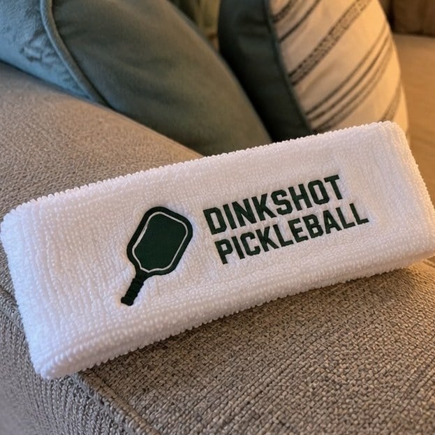 Customer photo of a custom sweatband